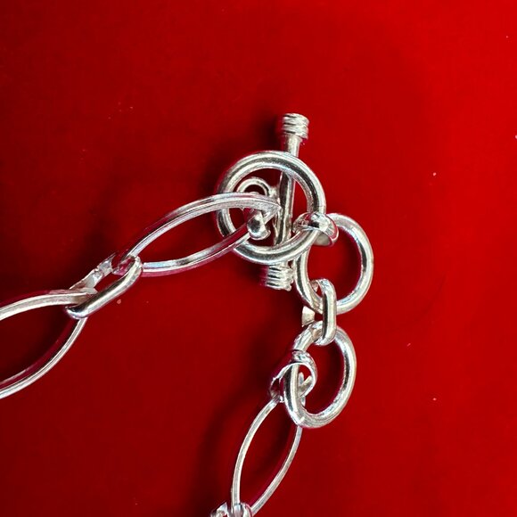 NEW - Tibetan Turquoise Handmade Sterling Adjustable Necklace - Picture 6 of 7